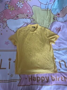 Yellow Crewneck Tee